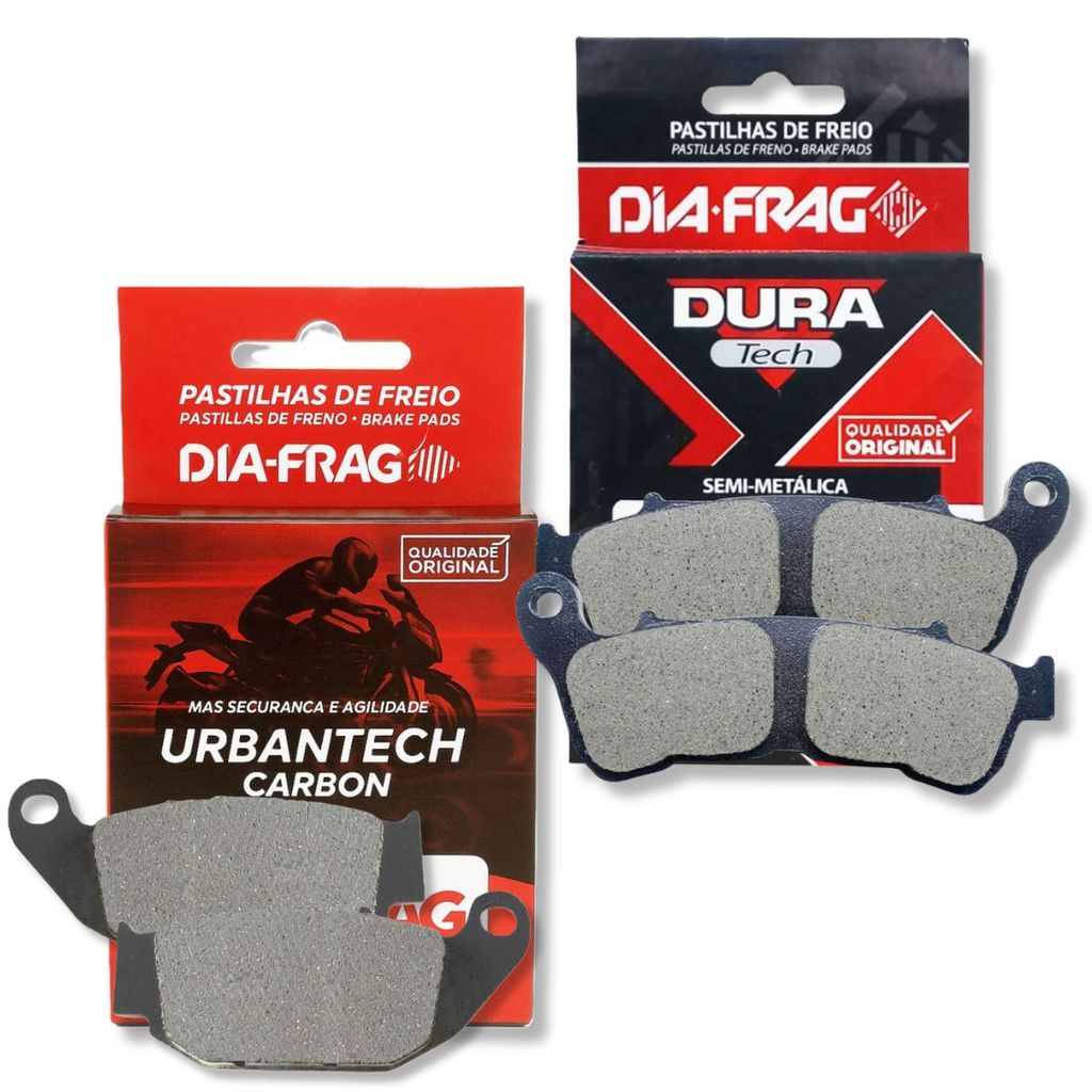 Kit Pastilhas de Freio Cb 250f Twister Combi Brake Diafrag