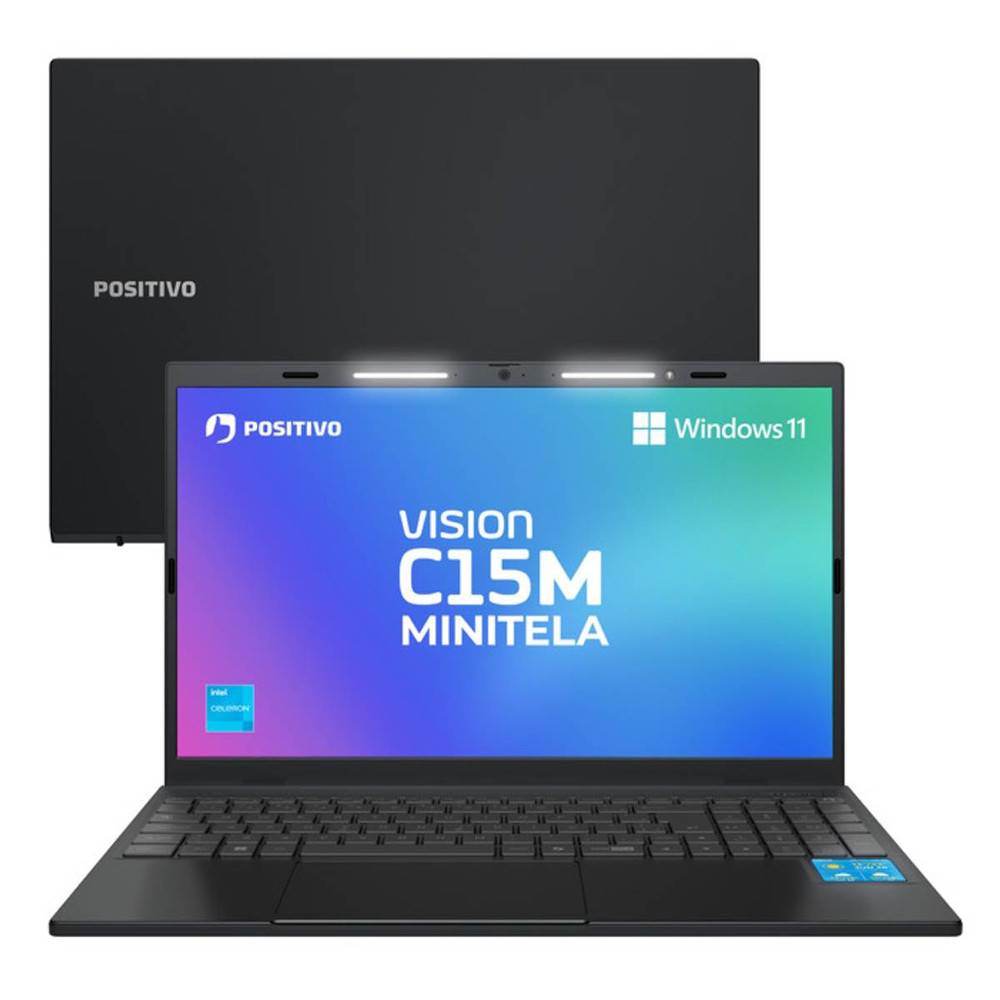 Notebook Positivo Vision Intel Celeron 4GB RAM 128 GB 4MB Cache Windows 11