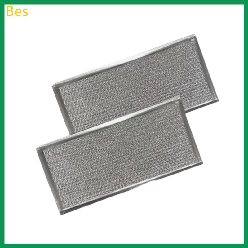 Bes 2 Peças Filtro Graxa Para Exaustor Micro-Ondas Tela Alumínio Funciona Bem W10575379