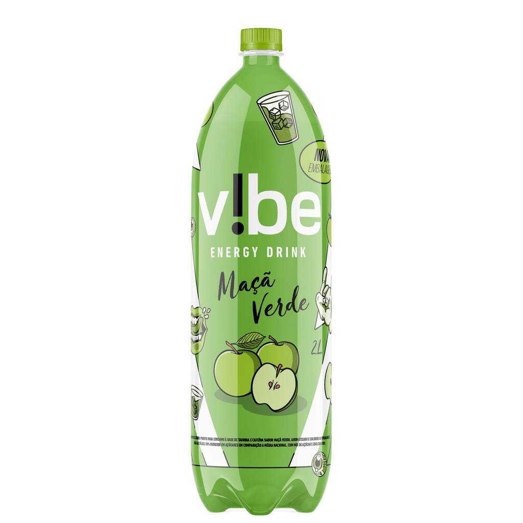 Energético Vibe Maça Verde 2L