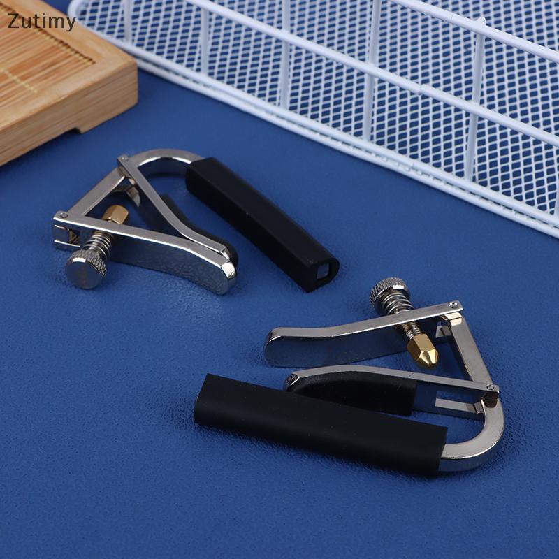 [Zutimy] Metal Guitar Capo Clip Tuning Braçadeira Para Guitarra Elétrica Clássica Acústica Ukulele Universal Qui Change
