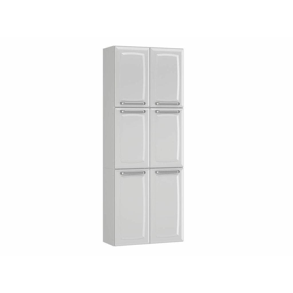 Paneleiro Duplo Max Cozinhas Itatiaia Luce - 6 Portas - Branco