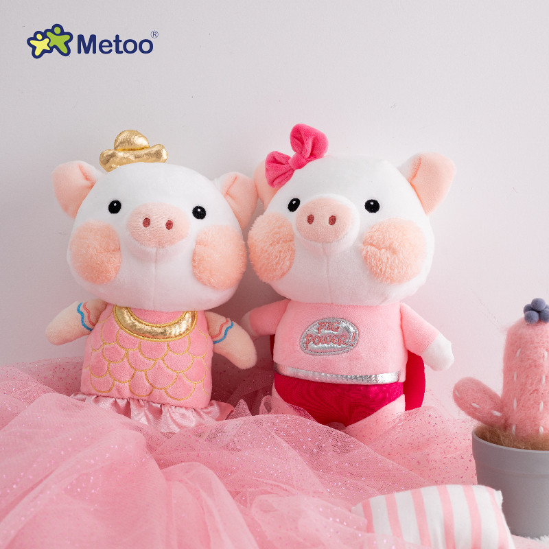 Metoo metoo Mi coelho vitalidade porco bebê torta grátis brinquedo de pelúcia Piggy boneca bonito boneca macia presente
