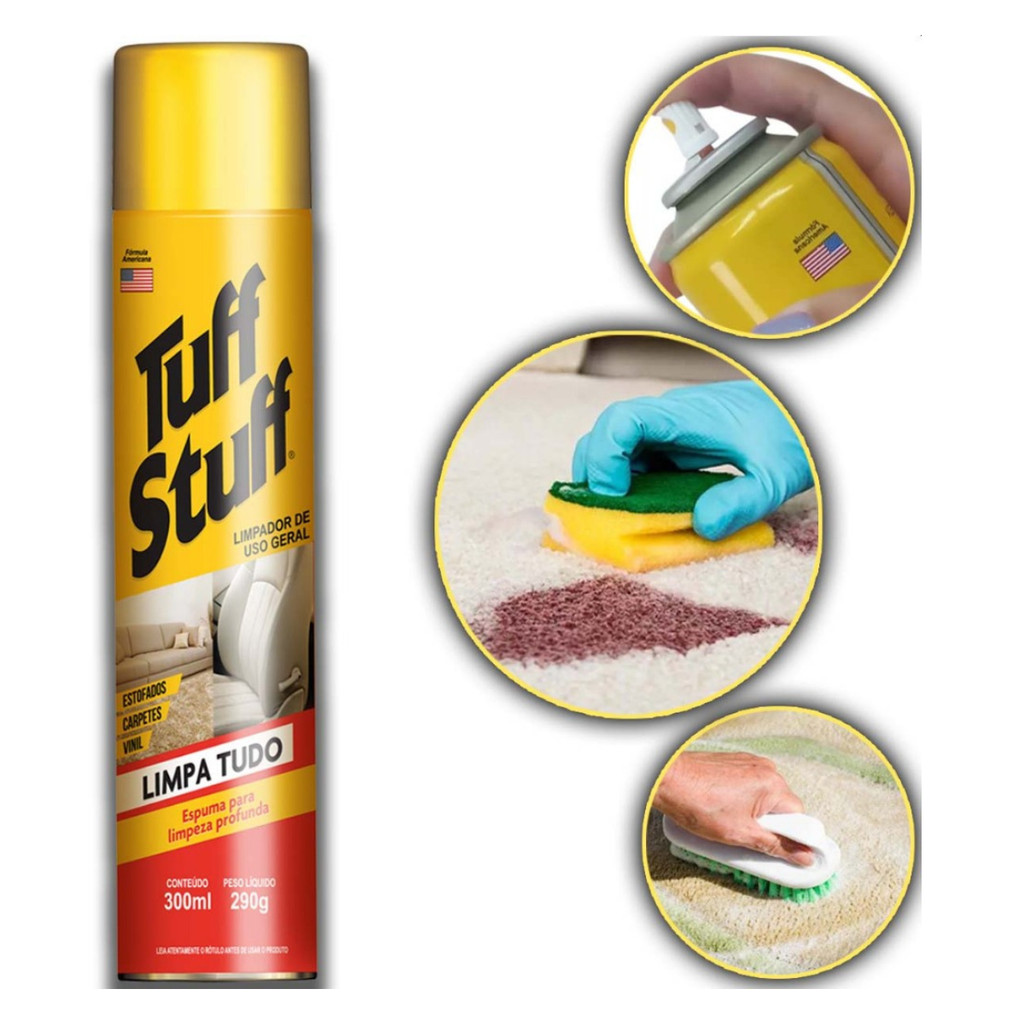 Imagem de Tuff Stuff Limpa Tudo Espuma Mágica De Limpeza Casa Carro Sofá