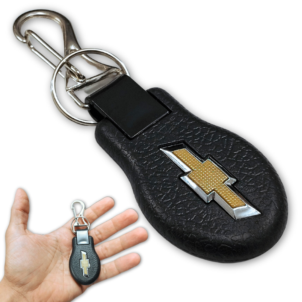 Chaveiro Chevrolet Emblema Logomarca Cromada Auto Relevo Carro Mosquetão Automotivo Universal Para Presente