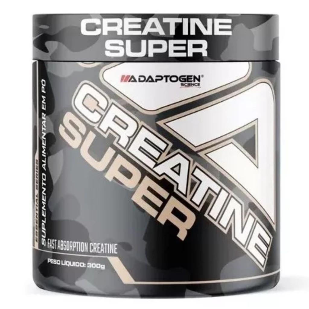 Creatine Super Adaptogen Pote 300g em Oferta na Shopee