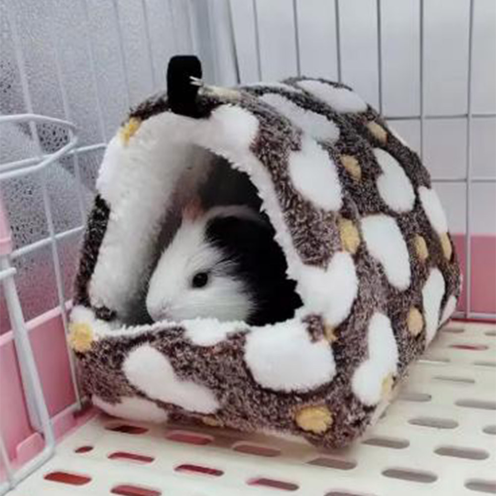 Casa De Hamster Quente Camas Macias E Casas Roedor Gaiola Para Ouriço Esquilo Ratos Algodão Cobaia Acessórios Animal