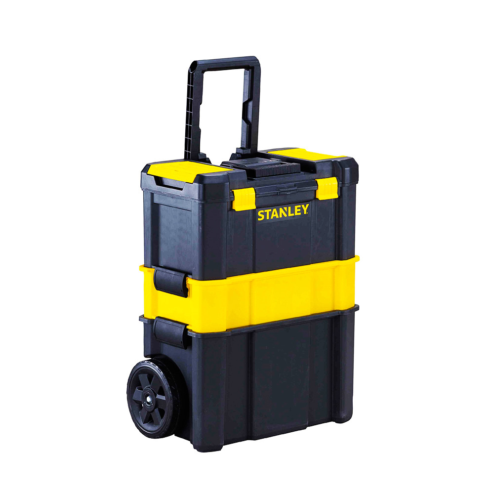 Conjunto de Caixas para Ferramenta 3 em 1 Essential com Rodas Stanley STST18631
