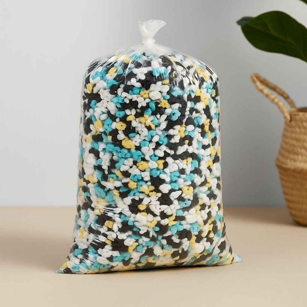 Flocos Espuma 10KG Almofadas Travesseiros Colchões Colchonetes Puffs Apenas 01 Item Por Pedido