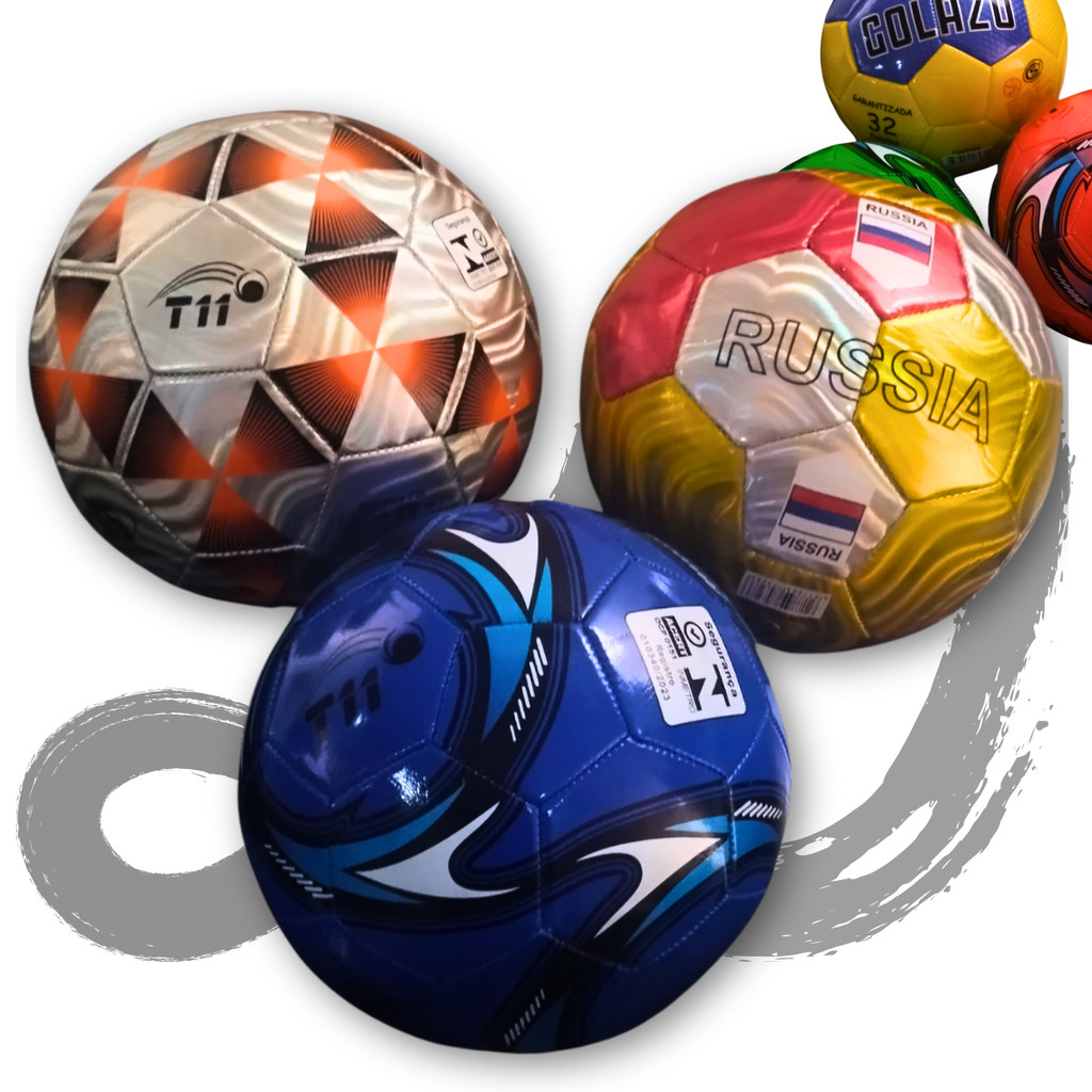 Kit 20 Bola De Futebol Atacado Campo Quadra Treino Sortido