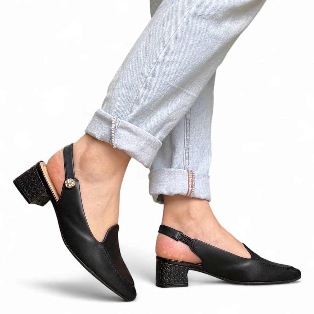 Slingbakc Feminino Preto Comfortflex 2598434-8 em Oferta na Shopee