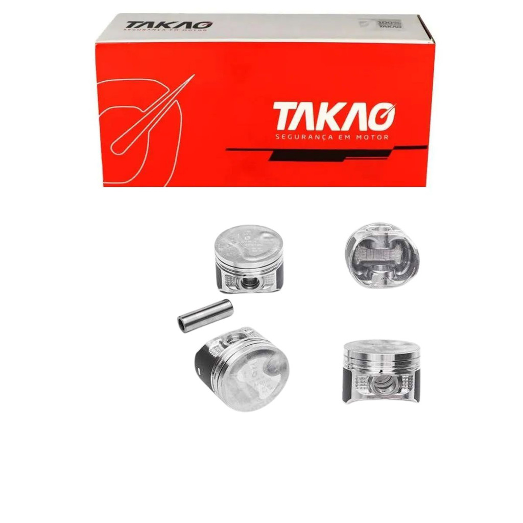 Pistão 050 (Jg) Ka 1.0 8V 2006 A 2015 / Fiesta 1.0 8V 2006 A 2015 / Ecosport 1.0 8V 2006 A 2015 - Takao Pfo10C050