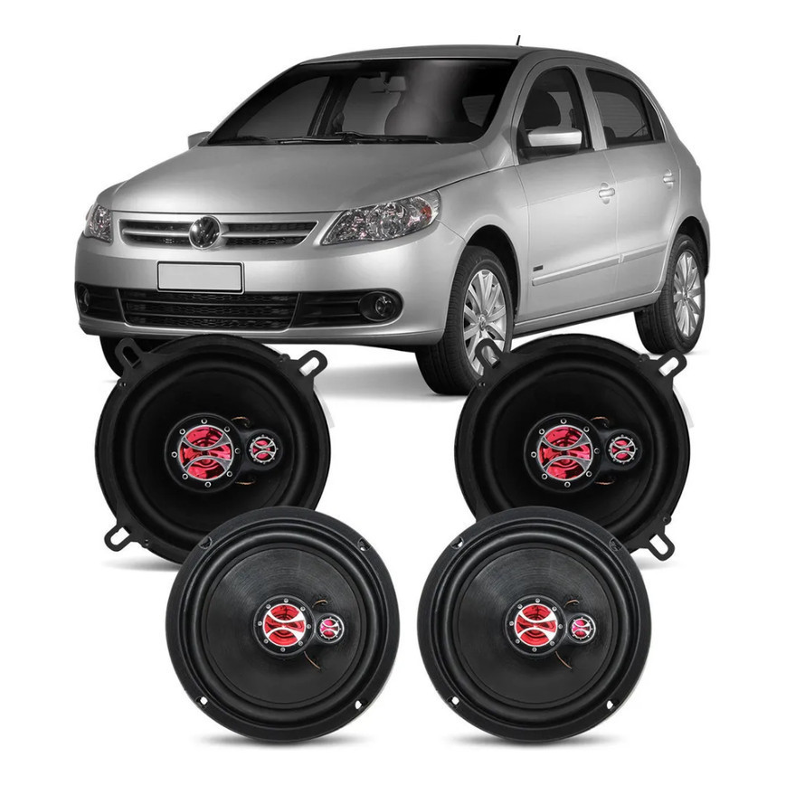 Kit Alto Falante Original Gol G5 2009 2010 2011 2012 Kf.012
