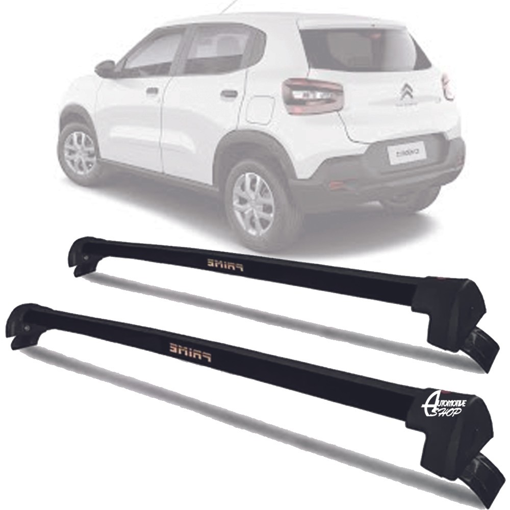 Rack Teto Aluminio Prime Citroen C3 Life 23 a 26 Preto PR106