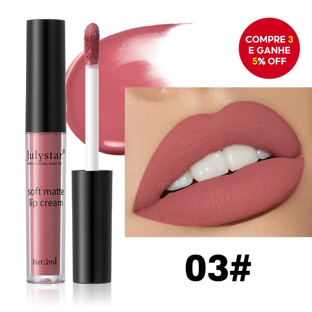 Esmalte Labial De Veludo Antiaderente Natural Fosco , Batons De Maquiagem Baratos Nus