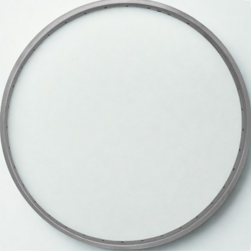 Aro Folha 16 x 1.75 Aluminio Natural Vzan Infantil 16 Furos Bicicleta Infantil Bike Resistente