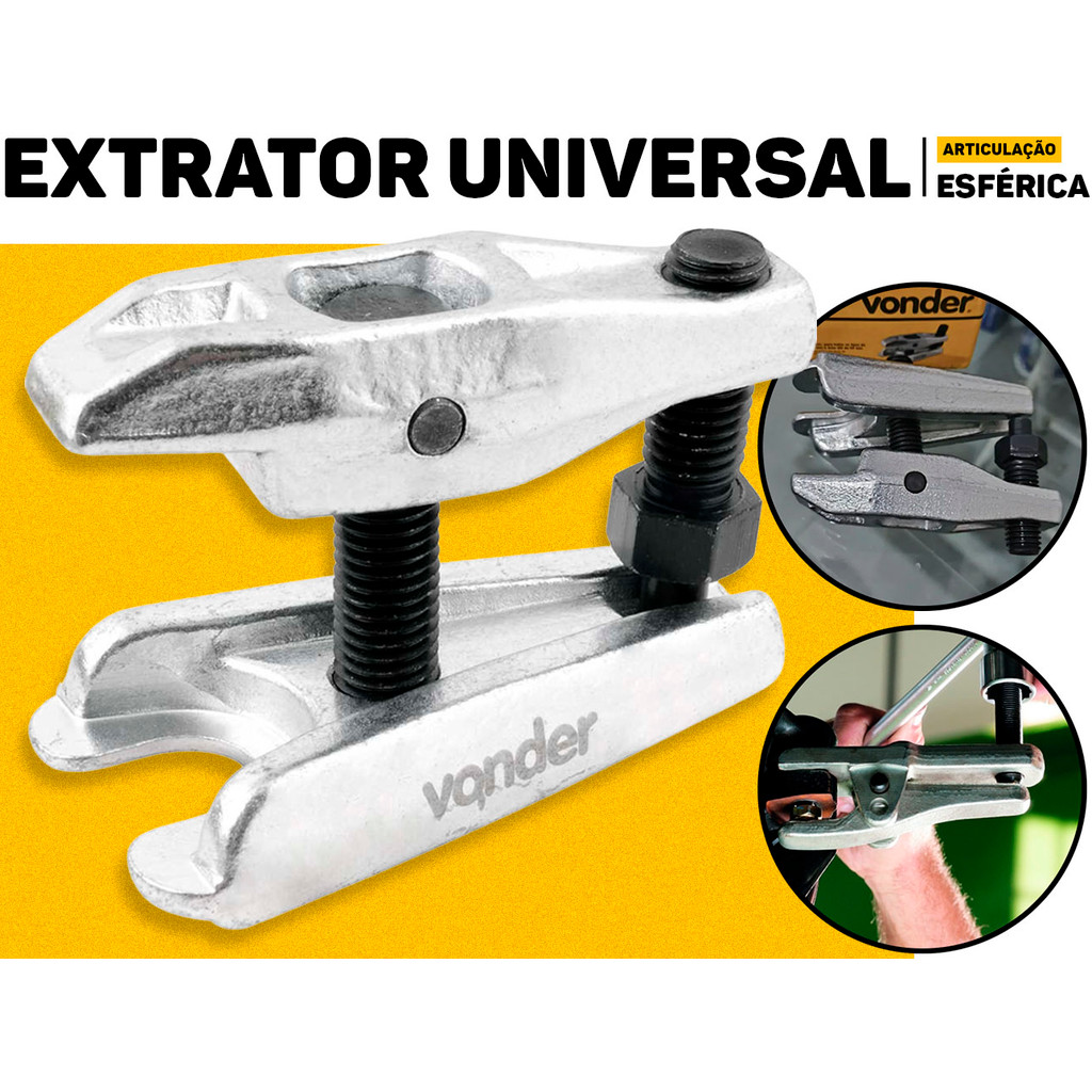 Extrator P/ Pivô De Bandeja Suspensão Automotiva Ferramenta Oficina Mecânica Universal Vonder	 em Oferta na Shopee