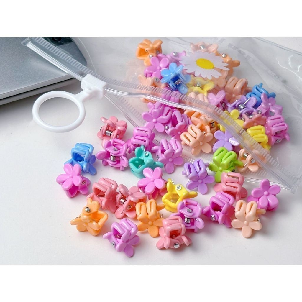 KIT 150 unidades Candy Color Mini Small Grab Clip Children's Hair Accessories em Oferta na Shopee
