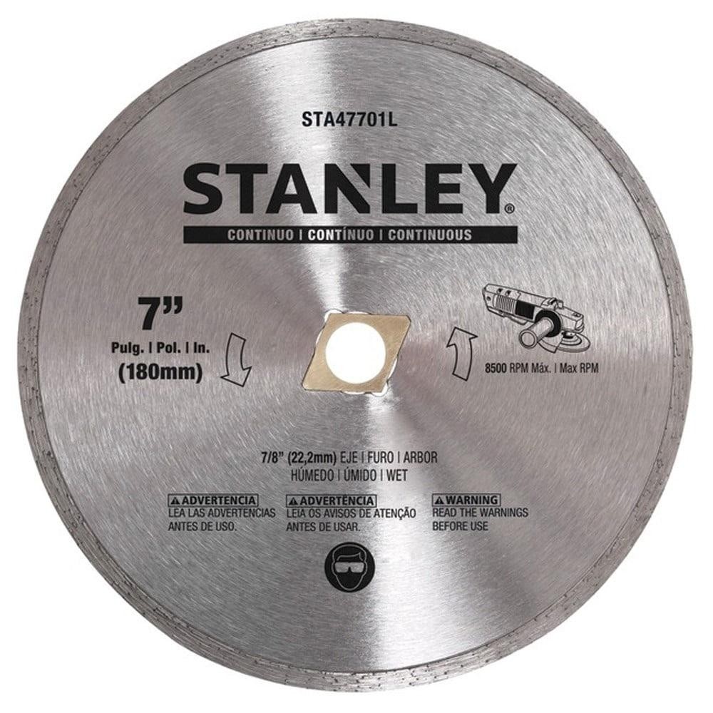 Disco Diamantado 7" (180mm) Stanley Contínuo