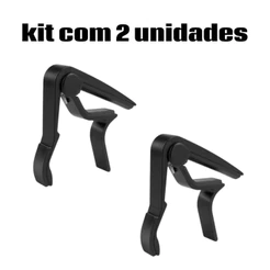 Kit 2 Capotrastes Braçadeira Para Guitarra/Violão