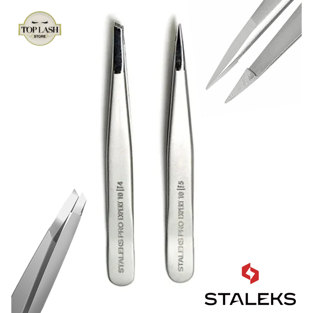 Pinças Staleks Pro Original para Sobrancelhas