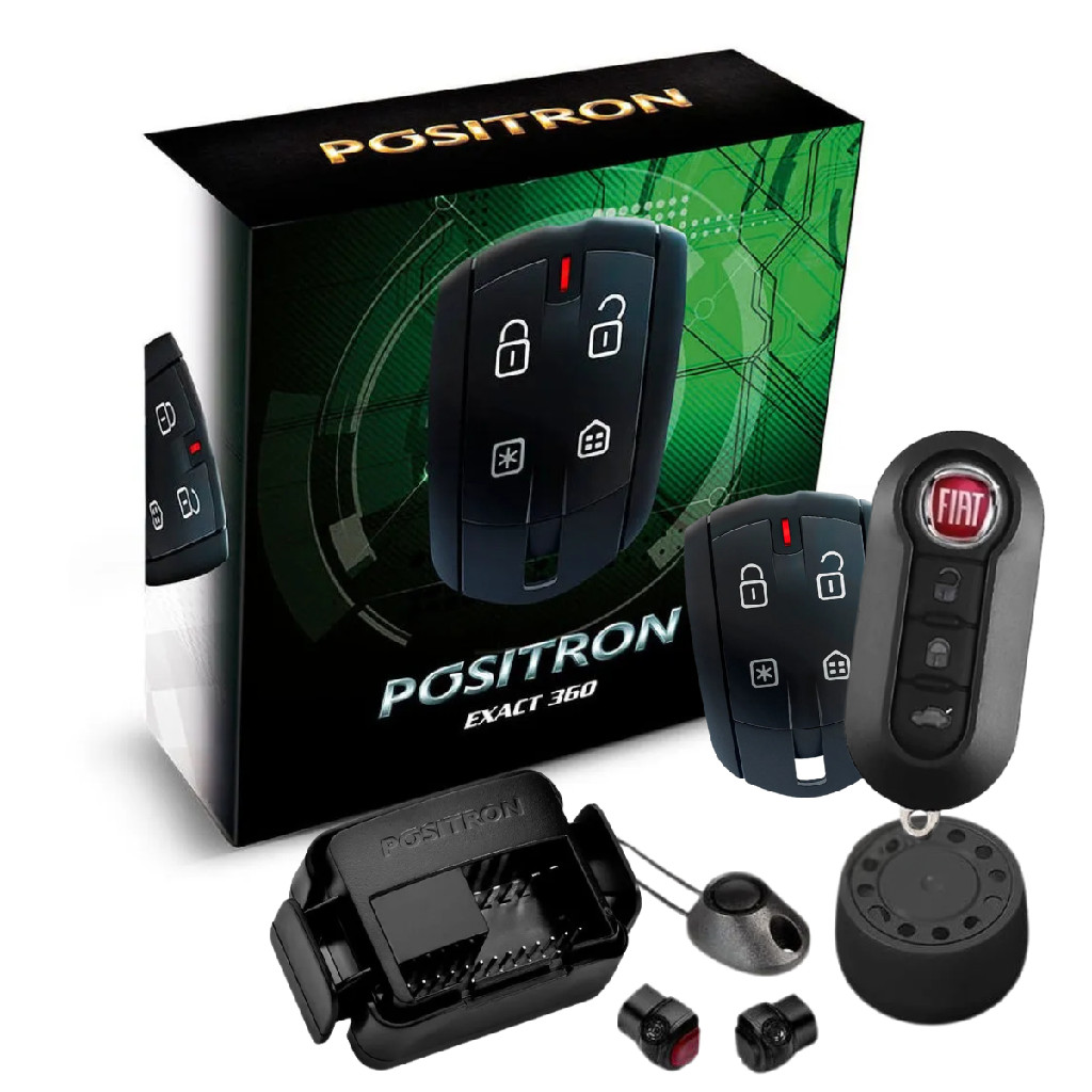 Alarme Automotivo Positron Exact Ex360 + Chave Canivete Fiat em Oferta na Shopee
