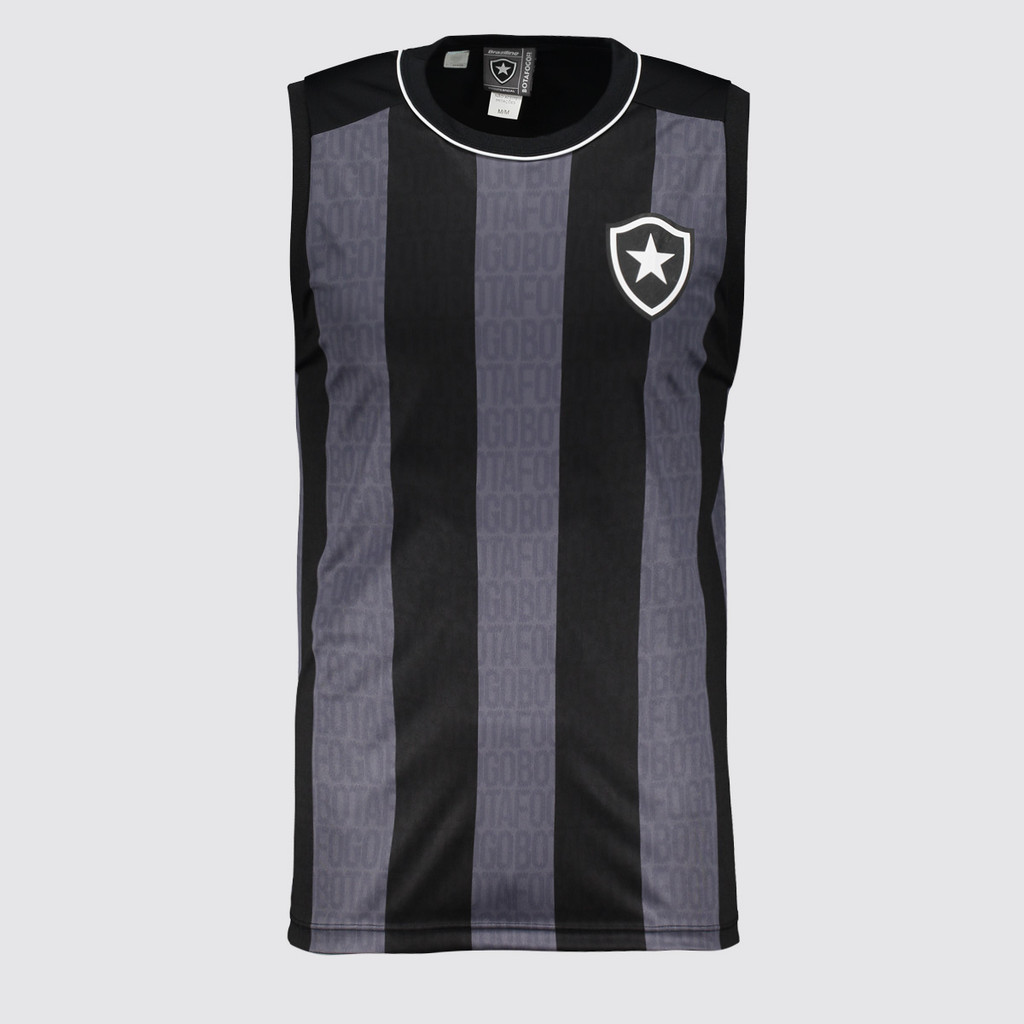 Regata Botafogo Agora Preta em Oferta na Shopee