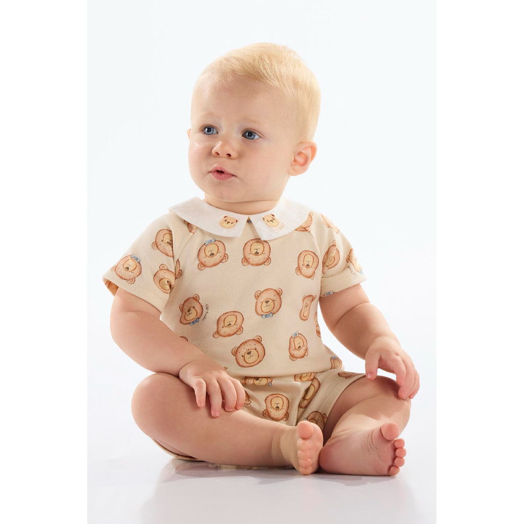 Macaquinho Ursinho para Bebê Menino Up Baby em Oferta na Shopee