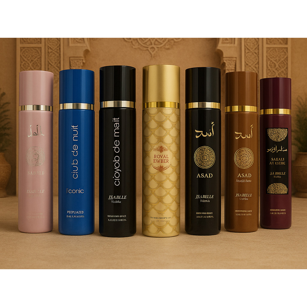 Body Splash Perfume Árabe Isabelle belle Asad Asad Bourbon Club de Nuit Yara Sabah Royal Fakhar Gold