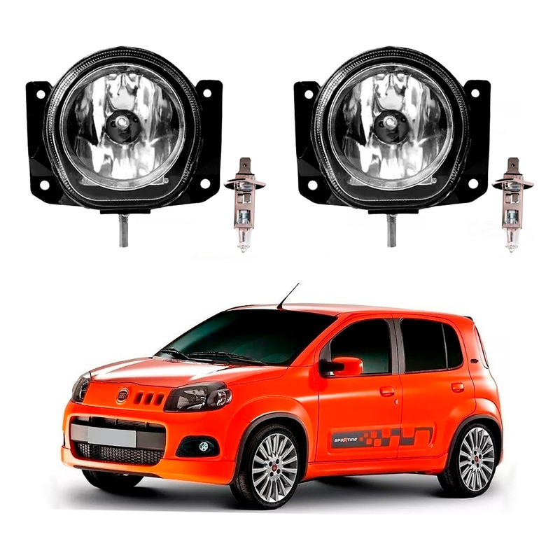 Par Farol Milha Lampada Uno Sporting 1.4 2010 A 2016 em Oferta na Shopee