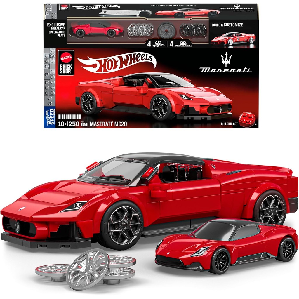 HOT WHEELS BRICK SHOP - CARRO SPEED MASERATI MC20 1:32