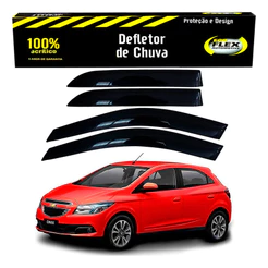 Jogo Calha Defletor Chuva Chevrolet Onix 1.0 1.4 2012 A 2016