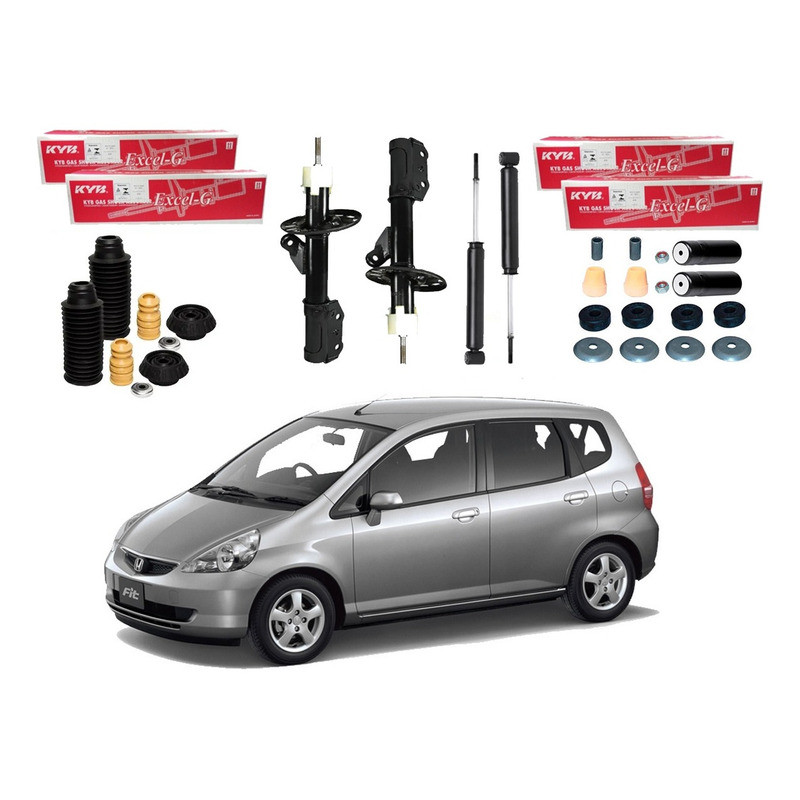 Kit Amortecedor Dianteiro Traseiro` Fit 1.5 2005 A 2008 em Oferta na Shopee