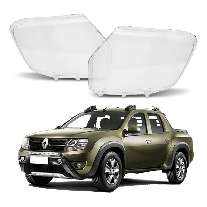 Par 2 Lente Do Farol Renault Oroch 1.6 2.0 2015 A 2021 em Oferta na Shopee