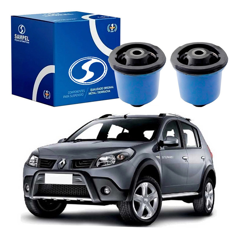 Par Bucha Eixo Traseiro Sandero Stepway 1.6 2007 A 2014 em Oferta na Shopee