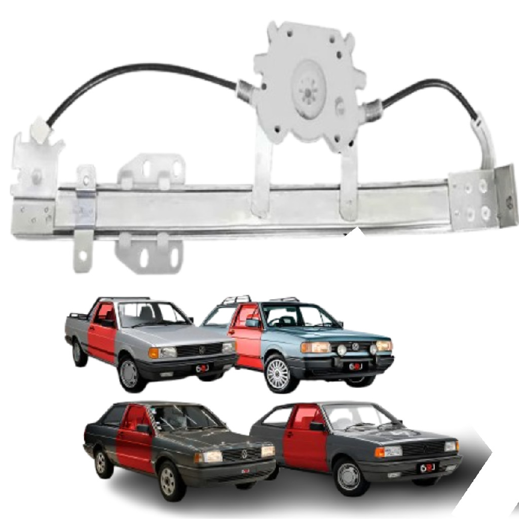 MAQUINA DE VIDRO DA PORTA LADO DIREITO PASSAGEIRO VW GOL PARATI SAVEIRO VOYAGE 2 PORTAS ATE 1994