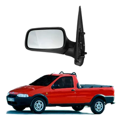 Retrovisor Externo Lado Esquerdo Fiat Strada 1.5 1998 A 2000