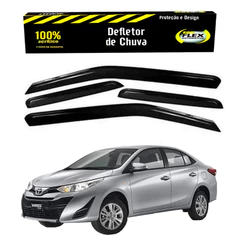 Jogo Defletor Calha Chuva Yaris Sedan 1.3 1.5 2018 A 2021