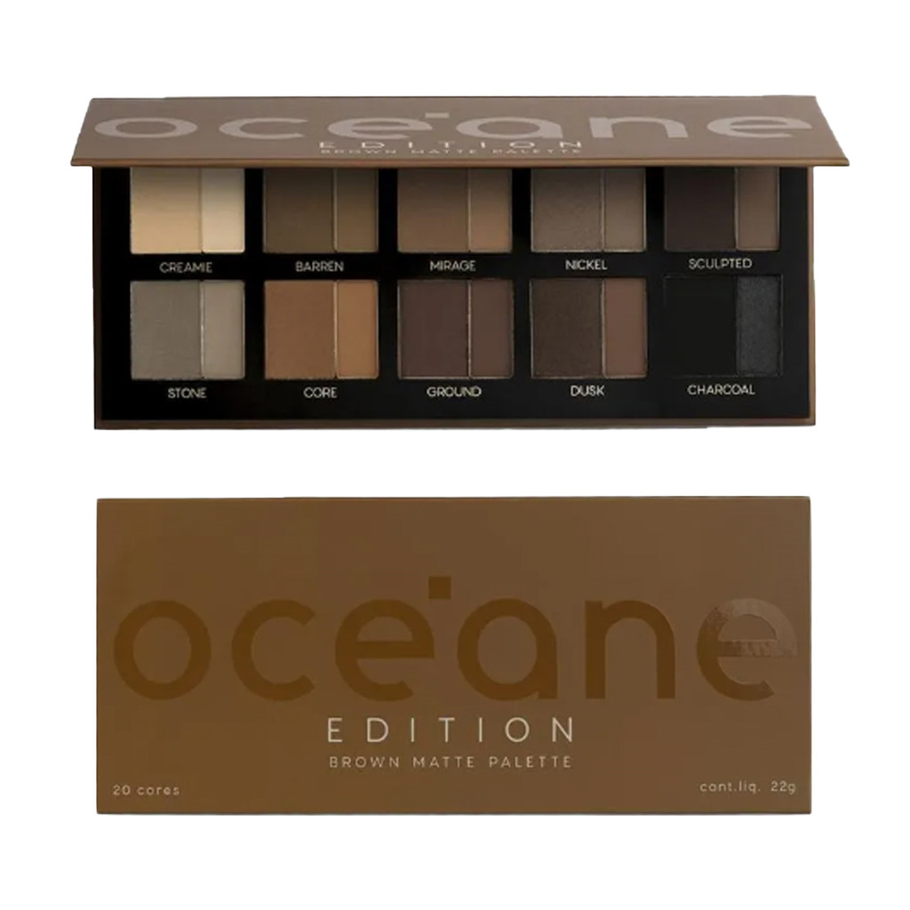 Paleta Multifuncional Oceane Edition Brown Matte Palette