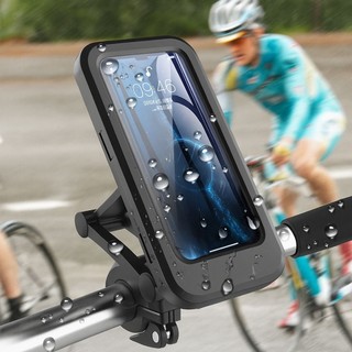 Suporte de Celular para Moto e Bike | À Prova D'Água, Rotação 360° e Tela Touch