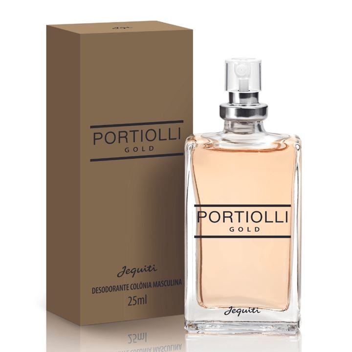 Colônia Masculino Jequeti 25ml Portiolli Gold