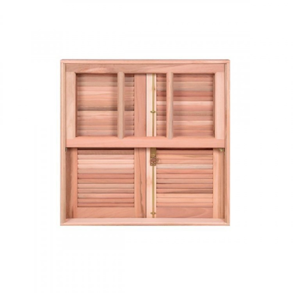 Kit com 2 Janelas Guilhotina com Ferragem Je821 Esel 100x100x12cm em Oferta na Shopee