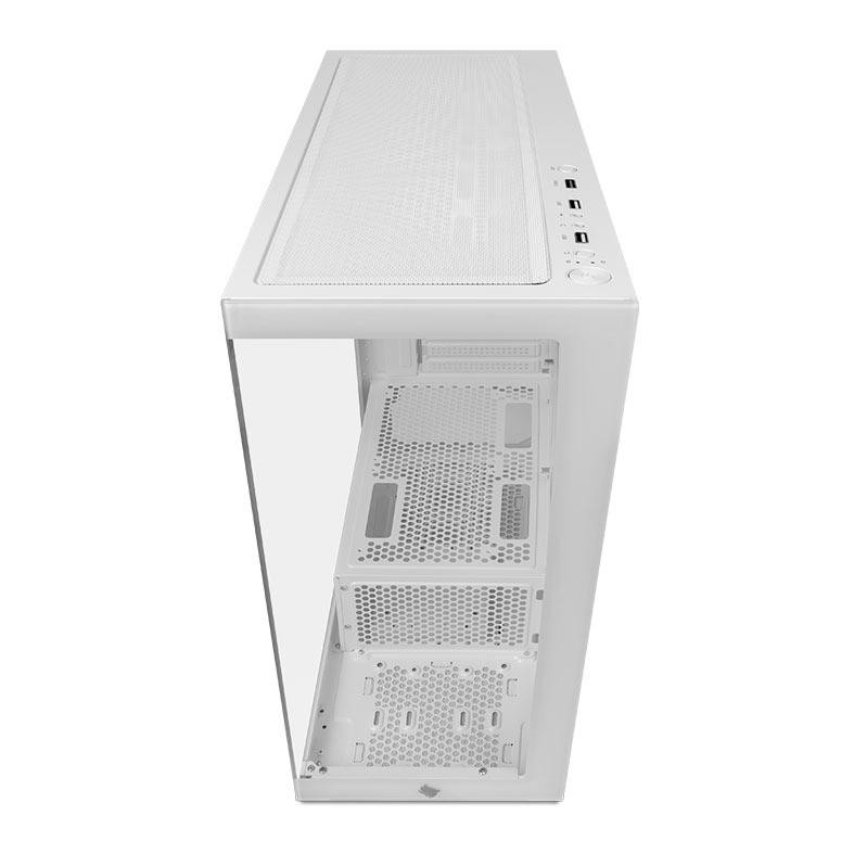 Gabinete Gamer Pichau Pouter 4B, Mid-Tower, Lateral de Vidro, Branco, PG-PO4B-WH - detalhe