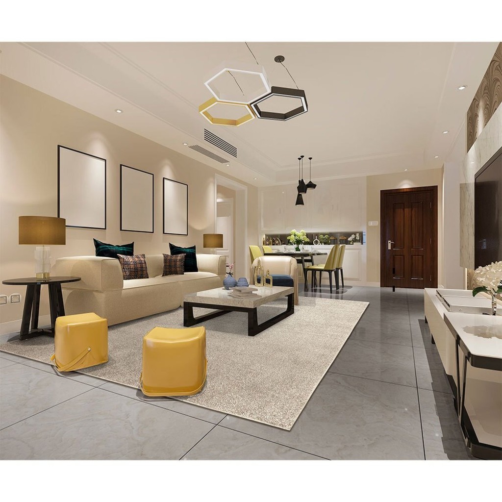 Tapete 200x300cm Relex N Tapetes São Carlos Areia em Oferta na Shopee