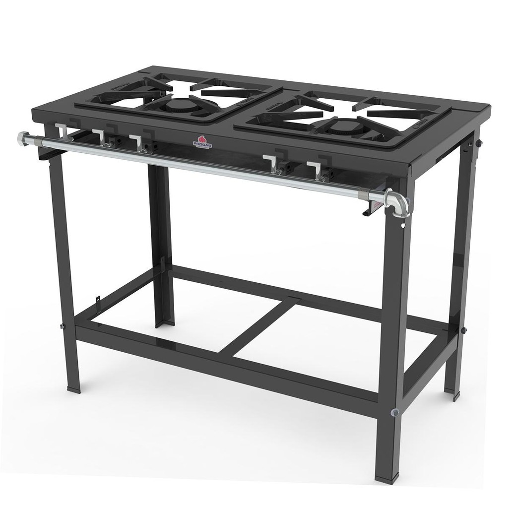 Fogão em Linha 2 Queimadores Duplo Sem Forno (c/registro P/f) PMD-200 F