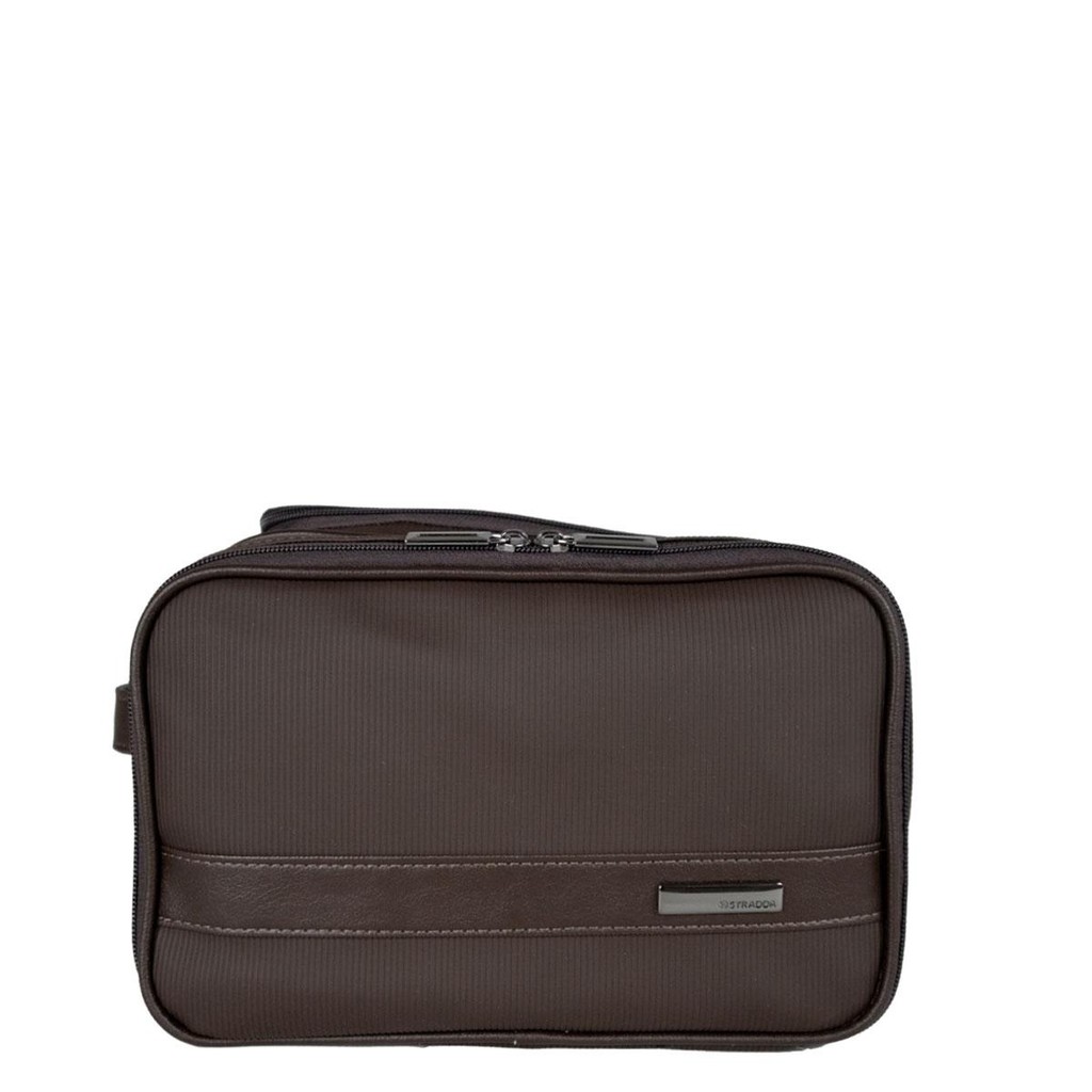 Necessaire Masculina com Potes Canelada 2 Compartimentos Stradda em Oferta na Shopee