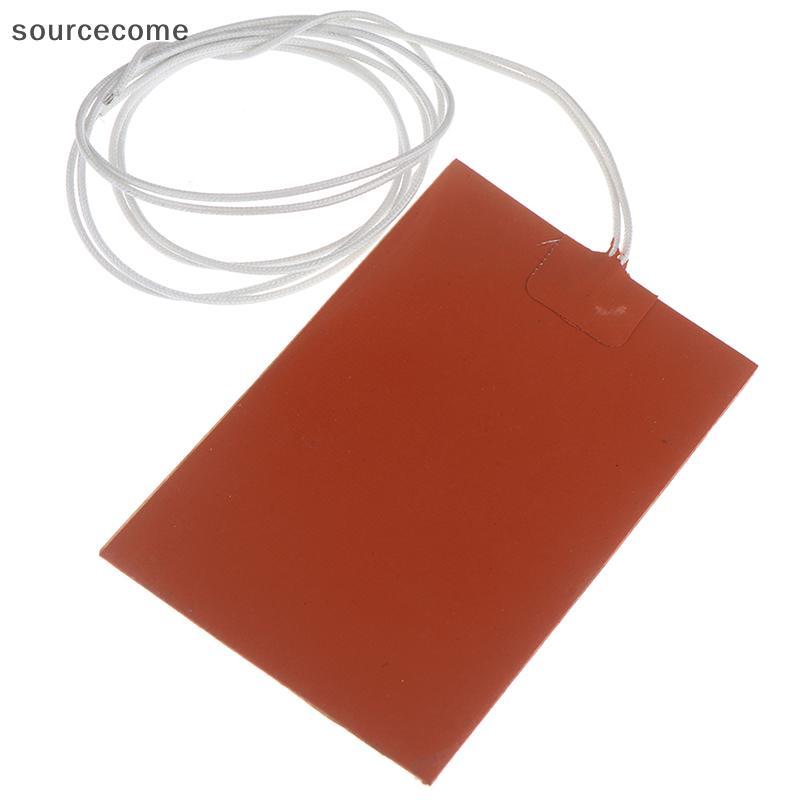 [sourcecome] 300W 220V 10x15cm Tanque De Óleo Do Motor Silicone Aquecedor Almofada Tapete De Aquecimento De Borracha Bou