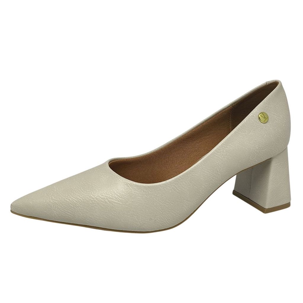 Sapato Feminino Scarpin Salto Baixo Social Clássico Vizzano