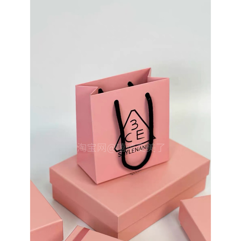 Presente de natal caixa de presente decoração presente para meninas batom caixa vazia saco de presente saco de presente 