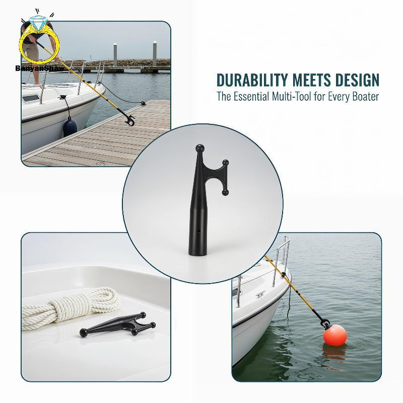 [BANY] Gancho De Barco Marinho De Nylon À Prova De Ferrugem , Acessório Prático De Hardware Para Iate , Salva-Vidas , Ca